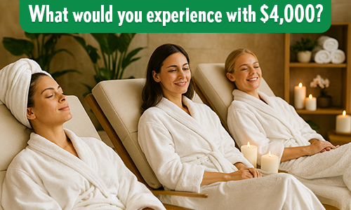 3 women enjoying a day at a spa together